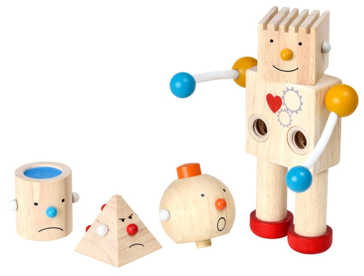 PlanToys Bygg en robot - (PT-5183) i gruppen LEKSAKER, BARN- & BABYPRODUKTER / Leksaker / Lekset hos TP E-commerce Nordic AB (D19070)