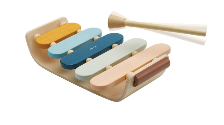 PlanToys Oval Xylofon (PT-6441) i gruppen LEKSAKER, BARN- & BABYPRODUKTER / Musik, Sång & Bild / Musikinstrument hos TP E-commerce Nordic AB (D19072)