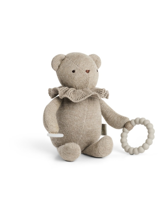 Smallstuff Liten aktivitetsbjörn, för napp och bitring, natur - (40006-35) i gruppen LEKSAKER, BARN- & BABYPRODUKTER / Babyleksaker / Gosedjur hos TP E-commerce Nordic AB (D19089)