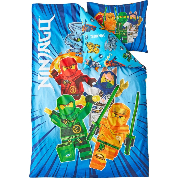 LEGO Sänglinne - Storlek vuxen 140 x 200 cm - LEGO® Ninjago (LEG1166) i gruppen LEKSAKER, BARN- & BABYPRODUKTER / Barntextilier / Sängkläder hos TP E-commerce Nordic AB (D19102)