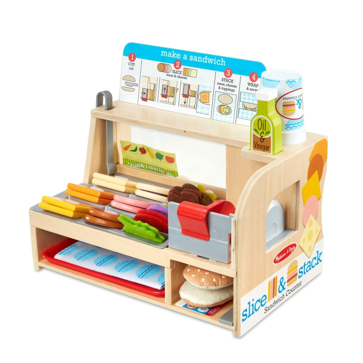 Melissa & Doug Skiva och stapla smörgåsdisk (41650) i gruppen LEKSAKER, BARN- & BABYPRODUKTER / Leksaker / Lilla hemmet & Rollek hos TP E-commerce Nordic AB (D19116)