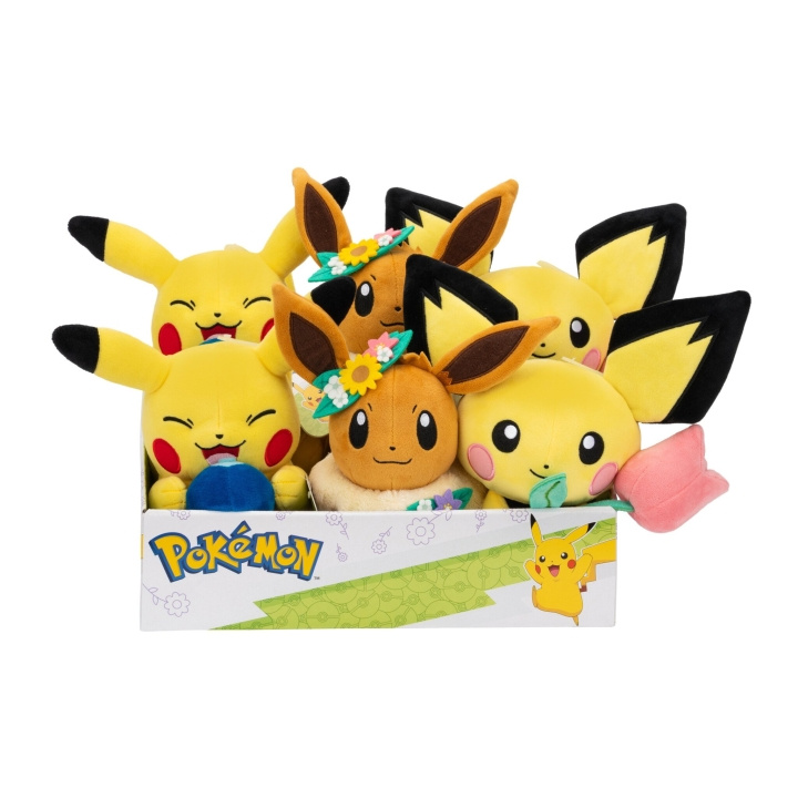 Pokémon Plush 20 cm Spring Ass CDU - (PKW2842-4) i gruppen LEKSAKER, BARN- & BABYPRODUKTER / Babyleksaker / Gosedjur hos TP E-commerce Nordic AB (D19134)
