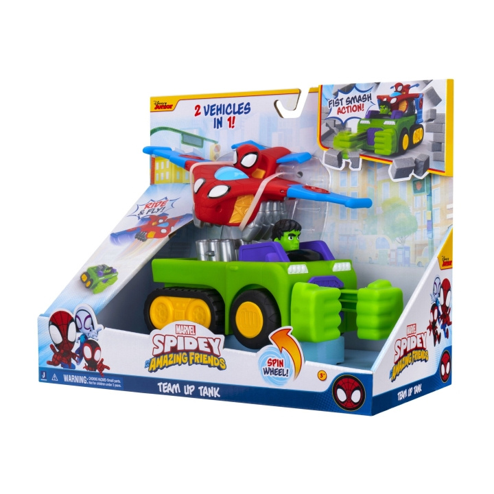 Spidey Spidey Team-Up Tank - (SNF0323) i gruppen LEKSAKER, BARN- & BABYPRODUKTER / Leksaker / Leksaksbilar & andra fordon hos TP E-commerce Nordic AB (D19137)