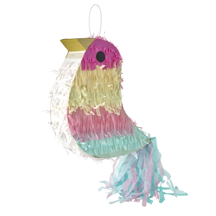 RICE Pinata i fågelform - rosa, gul, blå - stor i gruppen SPORT, FRITID & HOBBY / Roliga prylar / Smarta saker hos TP E-commerce Nordic AB (D19141)