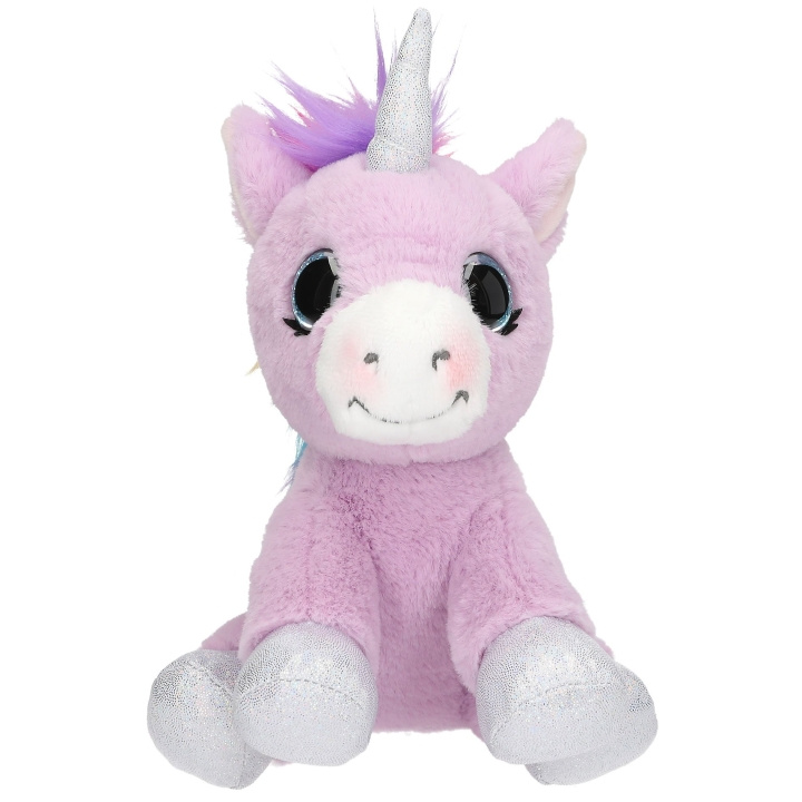 Ylvi Enhörning i plysch Lila 21 cm - (0411687) i gruppen LEKSAKER, BARN- & BABYPRODUKTER / Babyleksaker / Gosedjur hos TP E-commerce Nordic AB (D19147)