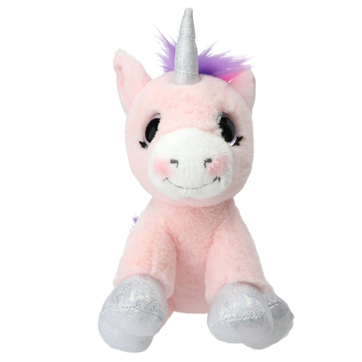 Ylvi Enhörning i plysch Rosa 21 cm - (0412278) i gruppen LEKSAKER, BARN- & BABYPRODUKTER / Babyleksaker / Gosedjur hos TP E-commerce Nordic AB (D19148)