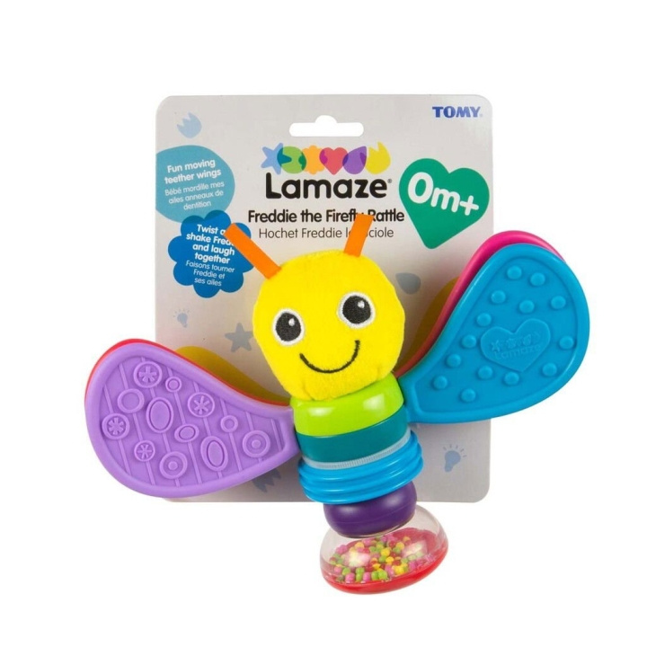 Lamaze Skallra med eldflugan Freddie - (941-276361) i gruppen LEKSAKER, BARN- & BABYPRODUKTER / Babyleksaker / Aktivitetsleksaker hos TP E-commerce Nordic AB (D19159)
