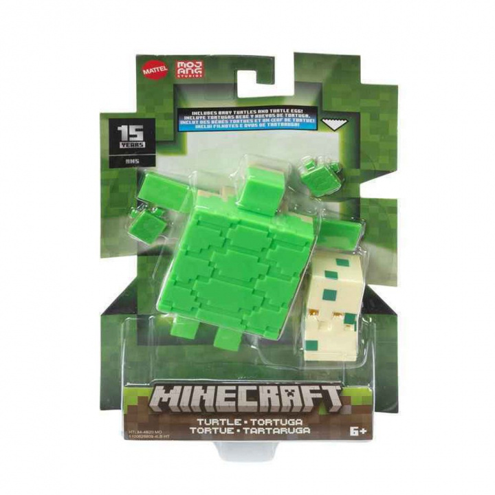 MINECRAFT Biome Builds - sköldpadda, 8 cm (HTL84) i gruppen LEKSAKER, BARN- & BABYPRODUKTER / Leksaker / Figurer, Miniatyrer & tillbehör hos TP E-commerce Nordic AB (D19160)