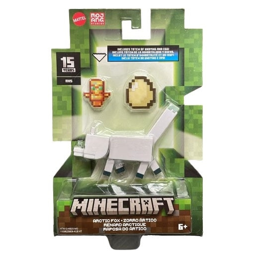 MINECRAFT Biome Builds - Fjällräv, 8 cm (HTN13) i gruppen LEKSAKER, BARN- & BABYPRODUKTER / Leksaker / Figurer, Miniatyrer & tillbehör hos TP E-commerce Nordic AB (D19161)