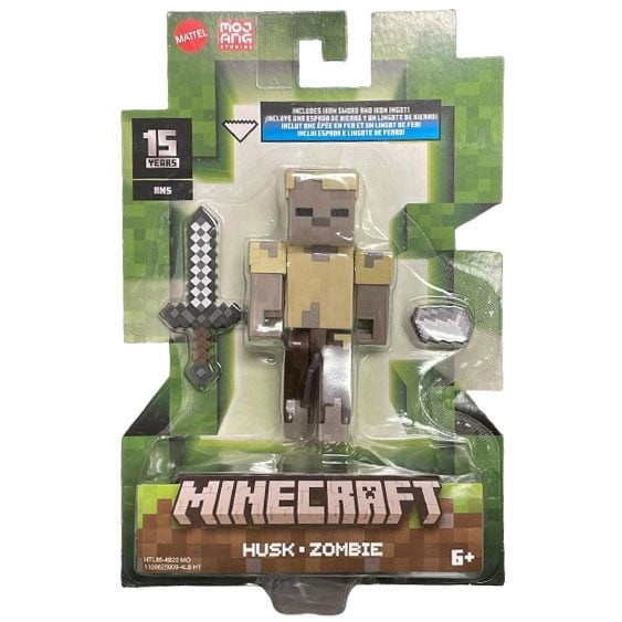 MINECRAFT Biome Builds - 8 cm Husk Zombie (HTL85) i gruppen LEKSAKER, BARN- & BABYPRODUKTER / Leksaker / Figurer, Miniatyrer & tillbehör hos TP E-commerce Nordic AB (D19162)