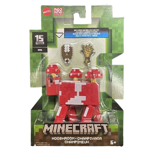 MINECRAFT Biome Builds - Mooshroom, 8 cm (HTL83) i gruppen LEKSAKER, BARN- & BABYPRODUKTER / Leksaker / Figurer, Miniatyrer & tillbehör hos TP E-commerce Nordic AB (D19163)
