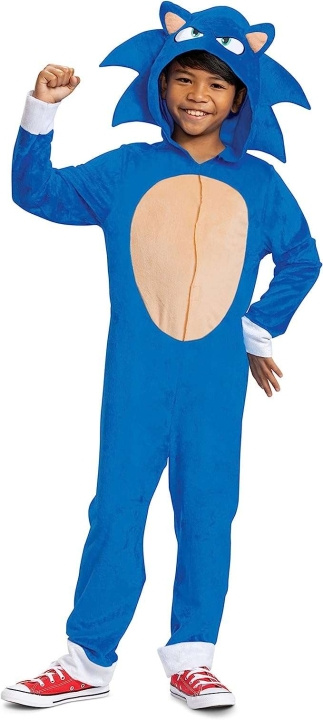 Disguise Sonic Movie Classic Kostym (128 cm) i gruppen LEKSAKER, BARN- & BABYPRODUKTER / Leksaker / Maskeradkläder hos TP E-commerce Nordic AB (D19214)