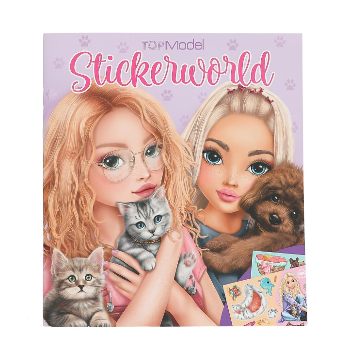 TOPModel Stickerworld KITTY och DOGGY - (0413571) i gruppen LEKSAKER, BARN- & BABYPRODUKTER / Leksaker / Pyssel hos TP E-commerce Nordic AB (D19219)