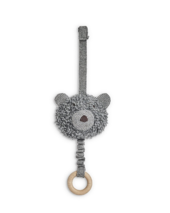 Smallstuff Musikmobil, ull bouclé, gråmelerad - (40011-43) i gruppen LEKSAKER, BARN- & BABYPRODUKTER / Babyleksaker / Gosedjur hos TP E-commerce Nordic AB (D19232)