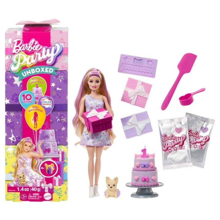 Barbie Barbie Party Unboxed blond docka - (960-2523) i gruppen LEKSAKER, BARN- & BABYPRODUKTER / Leksaker / Dockor & Tillbehör hos TP E-commerce Nordic AB (D19256)