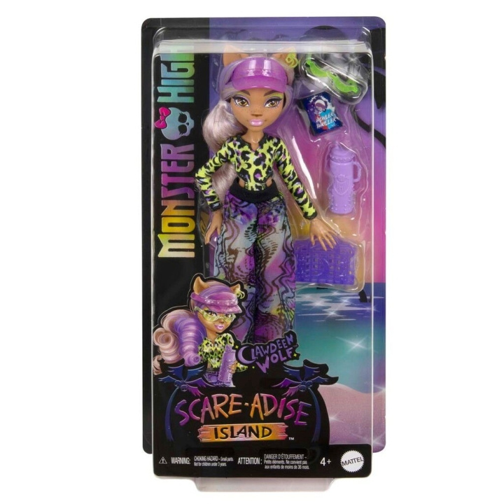 Monster High Scare-adise Island Clawdeen Doll - (218-2503) i gruppen LEKSAKER, BARN- & BABYPRODUKTER / Leksaker / Dockor & Tillbehör hos TP E-commerce Nordic AB (D19258)