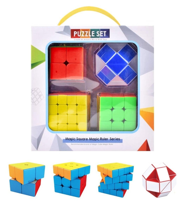 Vini Games Vini Game - Magisk 3x kub + linjal (31286) i gruppen LEKSAKER, BARN- & BABYPRODUKTER / Leksaker / Övriga leksaker hos TP E-commerce Nordic AB (D19263)