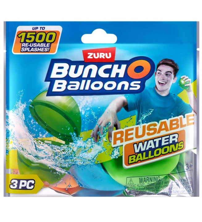 Bunch O \'Balloons Återanvändbara vattenballonger 3PK (56592UQ1) i gruppen LEKSAKER, BARN- & BABYPRODUKTER / Uteleksaker / Badleksaker & Vattenleksaker hos TP E-commerce Nordic AB (D19298)