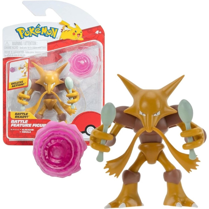 Pokémon Battle Feature-figur Alakazam - (PKW3036) i gruppen LEKSAKER, BARN- & BABYPRODUKTER / Leksaker / Figurer, Miniatyrer & tillbehör hos TP E-commerce Nordic AB (D19300)