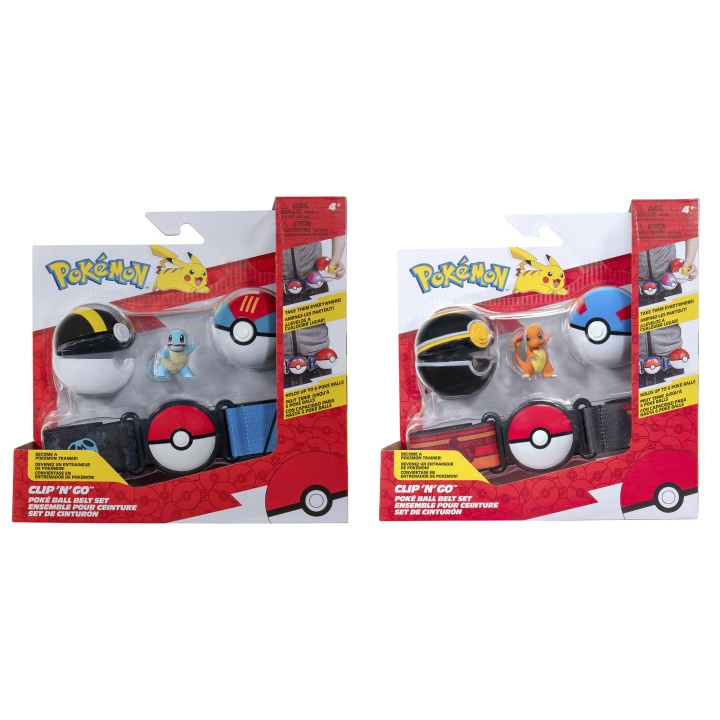 Pokémon Clip N Go bältesuppsättning - (95283-17) i gruppen LEKSAKER, BARN- & BABYPRODUKTER / Leksaker / Figurer, Miniatyrer & tillbehör hos TP E-commerce Nordic AB (D19302)