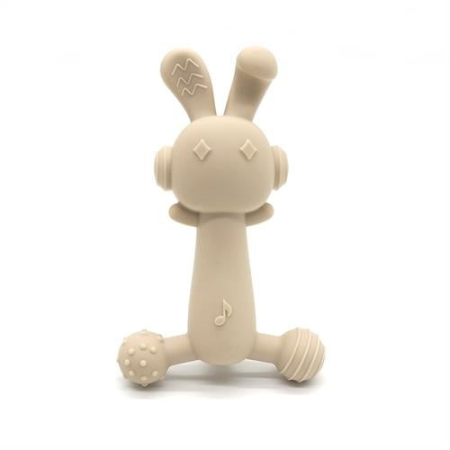Magni Bitring med taktila ytor, beige - (5736) i gruppen LEKSAKER, BARN- & BABYPRODUKTER / Babysaker / Nappar & Bitringar hos TP E-commerce Nordic AB (D19318)
