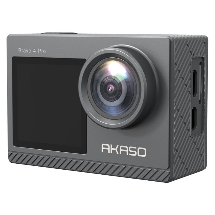 Akaso Brave 4 Pro actionkamera med dubbla bildskärmar - 4K/30fps - 20MP i gruppen SPORT, FRITID & HOBBY / Actionkameror & Tillbehör / Actionkameror hos TP E-commerce Nordic AB (D19321)