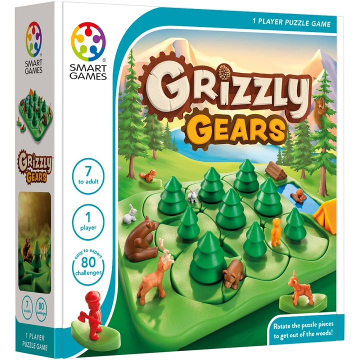 Smart Games Grizzly Gears (Nordic) (SG2445) i gruppen LEKSAKER, BARN- & BABYPRODUKTER / Spel / Sällskapsspel hos TP E-commerce Nordic AB (D19330)