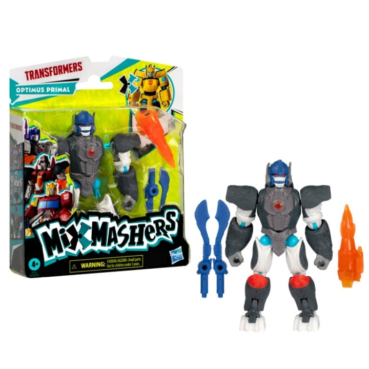 Transformers Mix Mashers Optimus Primal Actionfigur (F97335X0) i gruppen LEKSAKER, BARN- & BABYPRODUKTER / Leksaker / Figurer, Miniatyrer & tillbehör hos TP E-commerce Nordic AB (D19351)