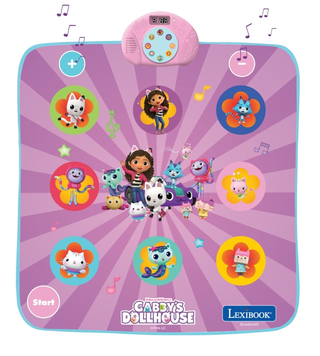 Lexibook Elektronisk dansmatta Gabby\'s Dollhouse - (DM10GDH) i gruppen LEKSAKER, BARN- & BABYPRODUKTER / Leksaker / Övriga leksaker hos TP E-commerce Nordic AB (D19376)