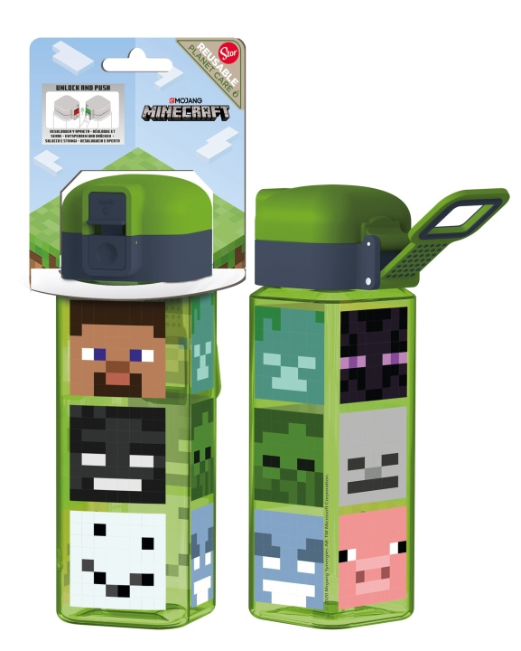MINECRAFT Stor - Vattenflaska - MINECRAFT (40402) | LEKSAKER, BARN- & BABYPRODUKTER - Äta & Dricka - Flaskor & Barnmuggar | GameStuff