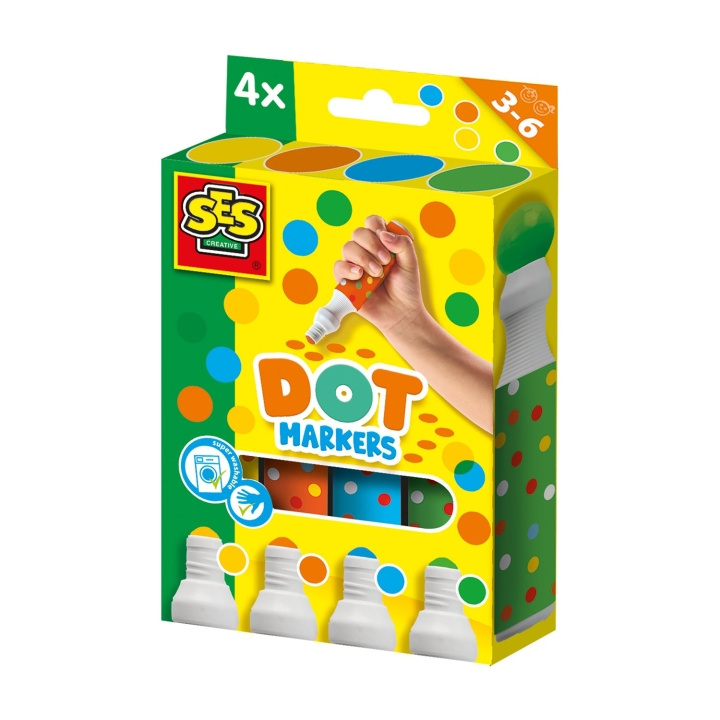 SES Creative Prickpennor - 4 färger XXL (S14600) i gruppen LEKSAKER, BARN- & BABYPRODUKTER / Leksaker / Pyssel hos TP E-commerce Nordic AB (D19395)
