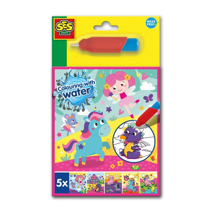 SES Creative Färgläggning med vatten - fantasifull målarbok - (S00133) i gruppen LEKSAKER, BARN- & BABYPRODUKTER / Leksaker / Pyssel hos TP E-commerce Nordic AB (D19396)