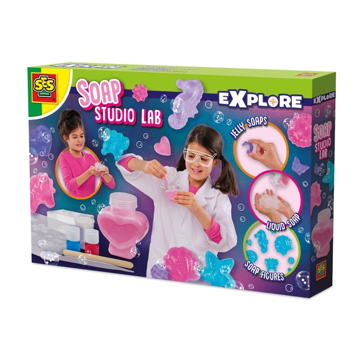 SES Creative Utforska Soap Studio Lab - (S25142) i gruppen LEKSAKER, BARN- & BABYPRODUKTER / Leksaker / Pyssel hos TP E-commerce Nordic AB (D19401)