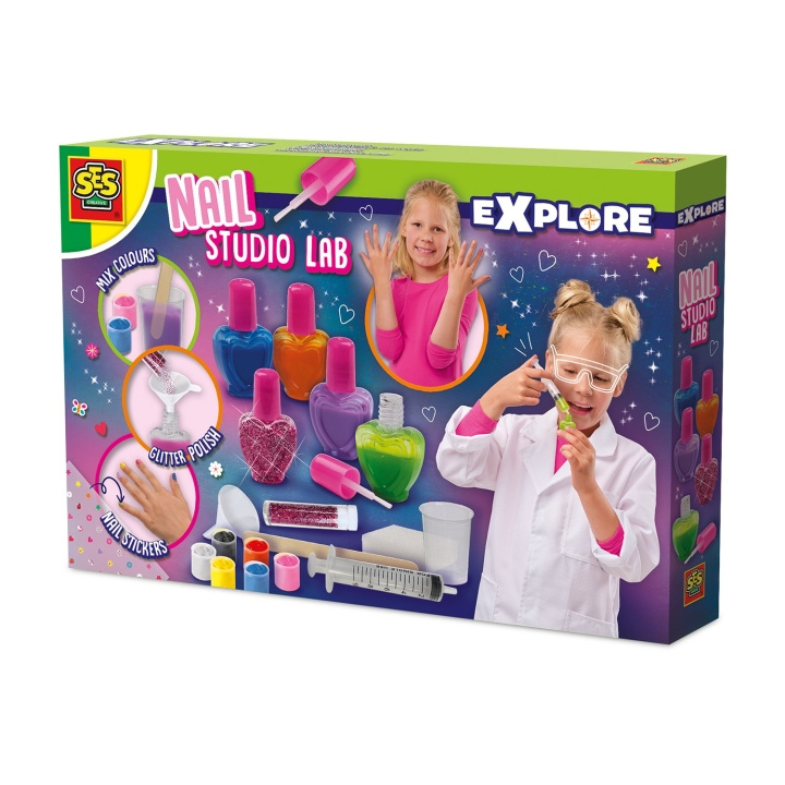 SES Creative Make-up Lab nagelstudio - (S25141) i gruppen LEKSAKER, BARN- & BABYPRODUKTER / Leksaker / Pyssel hos TP E-commerce Nordic AB (D19402)