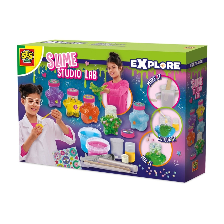SES Creative Vetenskapslaboratorium Slime Studio - (S25143) i gruppen LEKSAKER, BARN- & BABYPRODUKTER / Leksaker / Pyssel hos TP E-commerce Nordic AB (D19403)