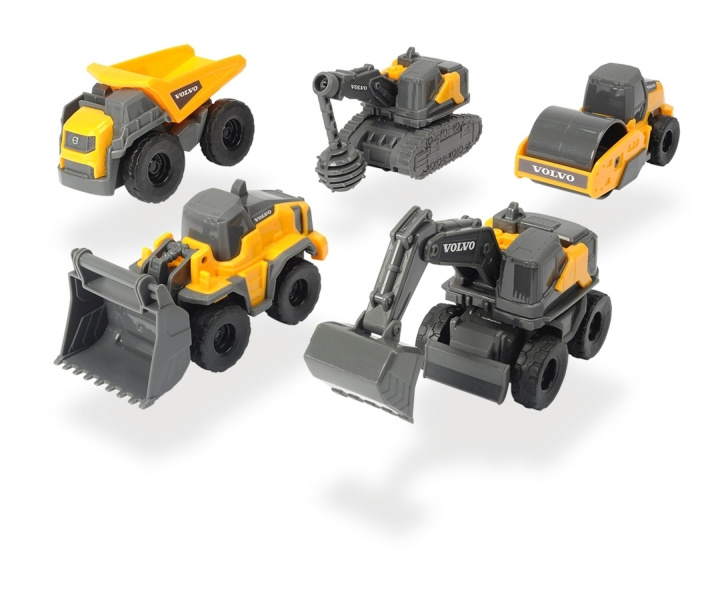 Dickie Toys Volvo Micro Workers (203722008) i gruppen LEKSAKER, BARN- & BABYPRODUKTER / Leksaker / Leksaksbilar & andra fordon hos TP E-commerce Nordic AB (D19415)