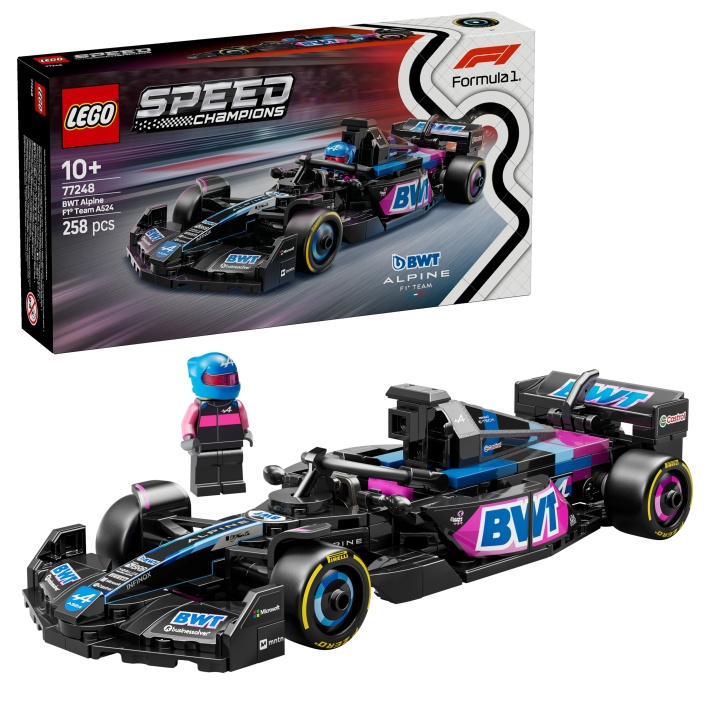 LEGO Speed Champions - BWT Alpine F1® Team A524 Racerbil (77248) i gruppen LEKSAKER, BARN- & BABYPRODUKTER / Leksaker / Byggleksaker / Lego hos TP E-commerce Nordic AB (D19421)
