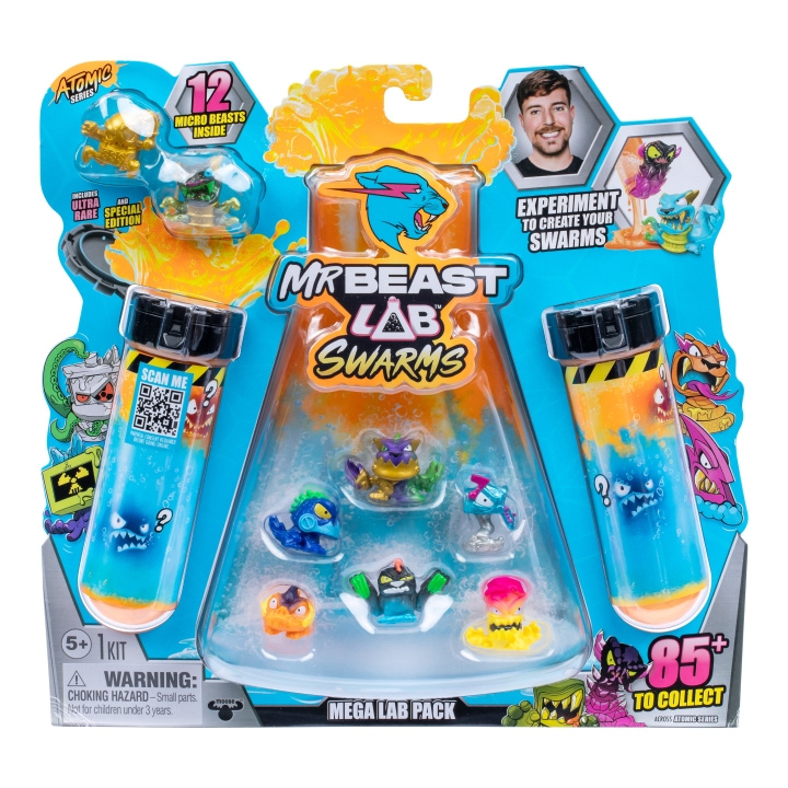 MR. BEAST LAB MrBeast Lab Swarms Mega Lab 12-pack. Serie 2 - (20389) i gruppen LEKSAKER, BARN- & BABYPRODUKTER / Leksaker / Figurer, Miniatyrer & tillbehör hos TP E-commerce Nordic AB (D19447)