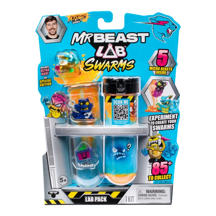 MR. BEAST LAB Svärmar figurer 5 st. Serie 2 - (20379) i gruppen LEKSAKER, BARN- & BABYPRODUKTER / Leksaker / Figurer, Miniatyrer & tillbehör hos TP E-commerce Nordic AB (D19448)