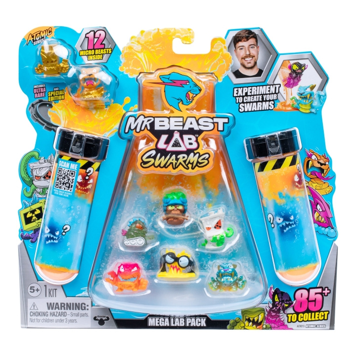 MR. BEAST LAB MrBeast Lab Swarms Mega Lab 12-pack Serie 2 - (20389) i gruppen LEKSAKER, BARN- & BABYPRODUKTER / Leksaker / Figurer, Miniatyrer & tillbehör hos TP E-commerce Nordic AB (D19449)