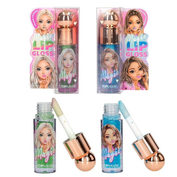 TOPModel Magic Lip Gloss BEAUTY and ME - Blå, Grön i gruppen SKÖNHET & HÄLSA / Makeup / Läppar / Läppglans & Plumper hos TP E-commerce Nordic AB (D19462)