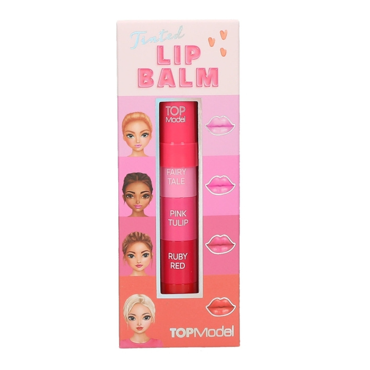 TOPModel TOPModel Tonat läppbalsam - 4 färger - 4 x 1g i gruppen SKÖNHET & HÄLSA / Makeup / Läppar / Läppbalsam hos TP E-commerce Nordic AB (D19464)