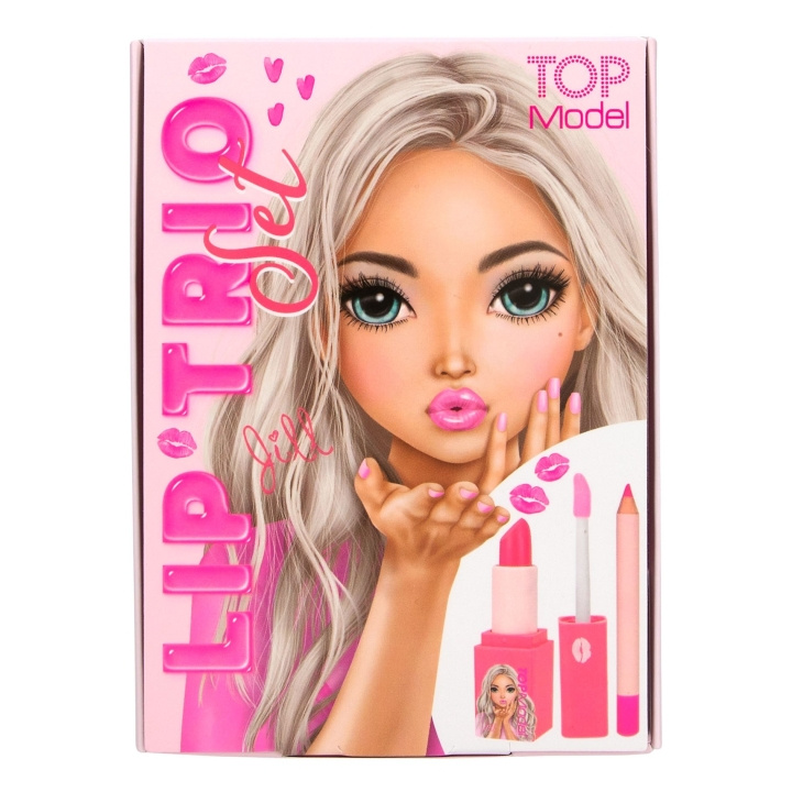 TOPModel Lip Trio Set BEAUTY and ME - Rosa i gruppen SKÖNHET & HÄLSA / Makeup / Läppar / Läppglans & Plumper hos TP E-commerce Nordic AB (D19479)