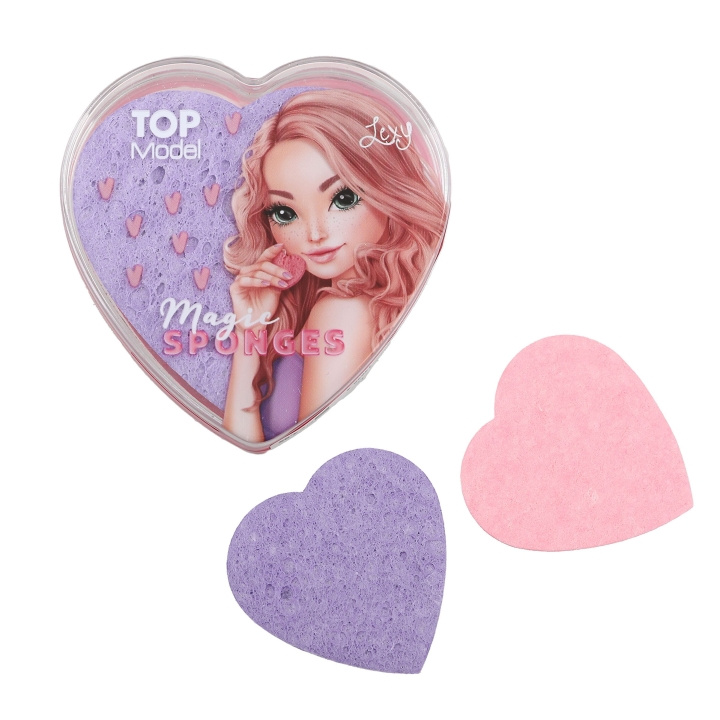 TOPModel Magiska hjärtsvampar BEAUTY and ME - Lila, Rosa i gruppen LEKSAKER, BARN- & BABYPRODUKTER / Babysaker / Bad hos TP E-commerce Nordic AB (D19481)