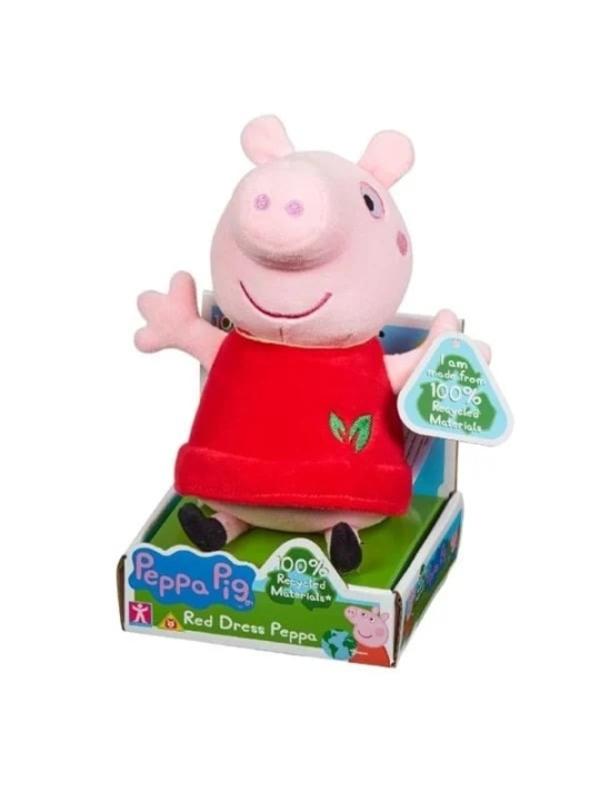 Peppa Pig Eco plysch 20 cm (20-00268) i gruppen LEKSAKER, BARN- & BABYPRODUKTER / Babyleksaker / Gosedjur hos TP E-commerce Nordic AB (D19484)