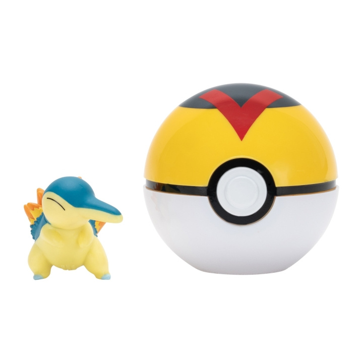 Pokémon Clip N Go Cyndaquil med nivåboll - (PKW4150) i gruppen LEKSAKER, BARN- & BABYPRODUKTER / Leksaker / Figurer, Miniatyrer & tillbehör hos TP E-commerce Nordic AB (D19507)