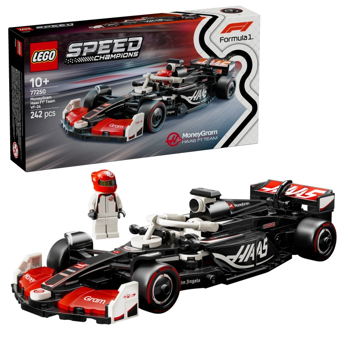 LEGO Speed Champions - MoneyGram Haas F1 Team VF-24 Racerbil (77250) i gruppen LEKSAKER, BARN- & BABYPRODUKTER / Leksaker / Byggleksaker / Lego hos TP E-commerce Nordic AB (D19532)