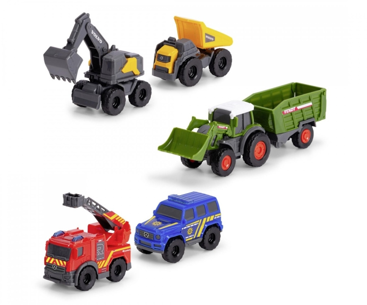 Dickie Toys Micro City Team (203742016) i gruppen LEKSAKER, BARN- & BABYPRODUKTER / Leksaker / Leksaksbilar & andra fordon hos TP E-commerce Nordic AB (D19544)