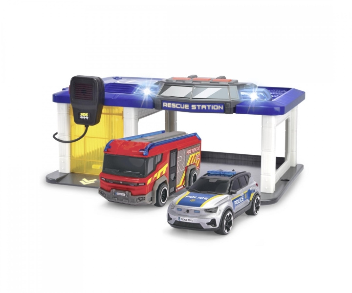 Dickie Toys Räddningsstation (203716026) i gruppen LEKSAKER, BARN- & BABYPRODUKTER / Leksaker / Lekset hos TP E-commerce Nordic AB (D19550)