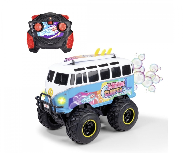 Dickie Toys RC Volkswagen T1 Bubbelbuss (201106014) i gruppen LEKSAKER, BARN- & BABYPRODUKTER / Radiostyrt / Radiostyrda bilar hos TP E-commerce Nordic AB (D19553)